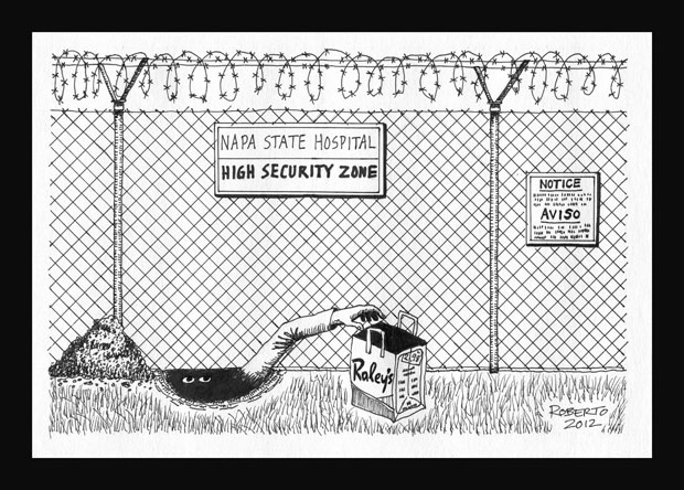 Editorial Cartoon: Napa State Hospital escape